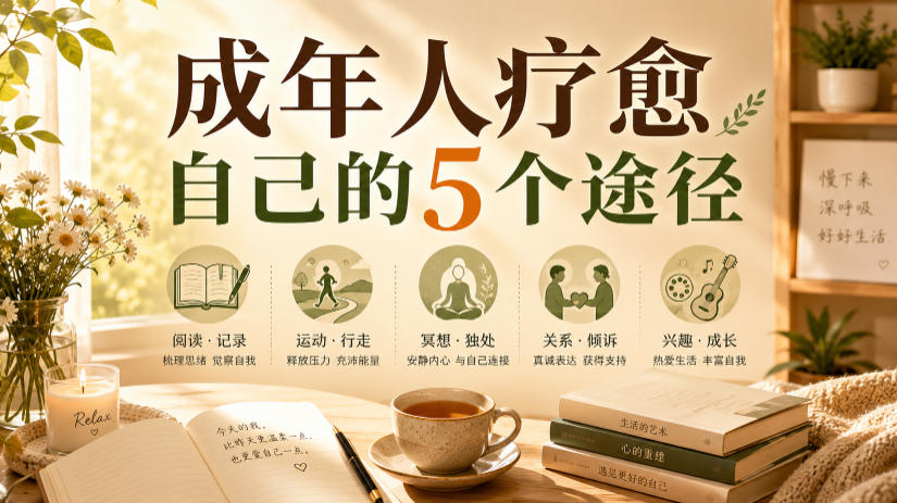 付费文章:成年人疗愈自己的5个途径-旺仔资源库