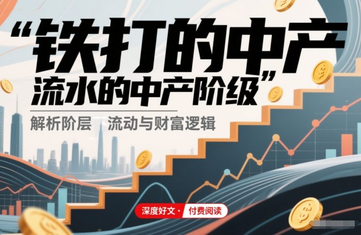 付费文章：铁打的中产，流水的中产阶级-旺仔资源库