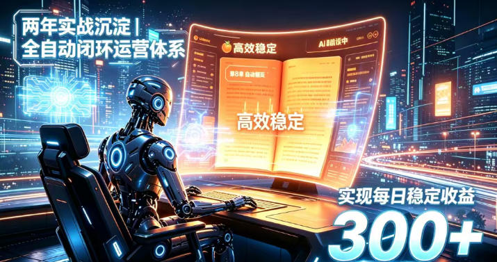 两年实战沉淀|全自动闭环运营体系,实现每日稳定收益300+【揭秘】-旺仔资源库