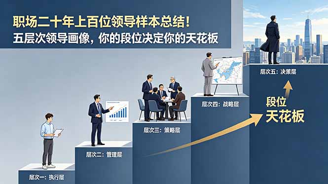 付费文章:职场二十年上百位领导样本总结!五层次领导画像,你的段位决定你的天花板-旺仔资源库