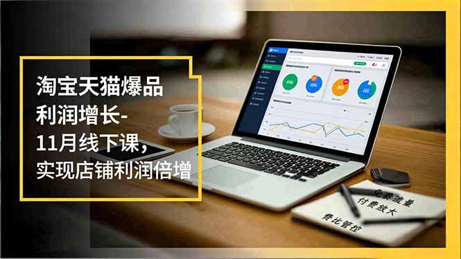 淘宝天猫爆品利润增长-11月线下课,免费流量、付费放大、费比管控,实现店铺利润倍增-旺仔资源库