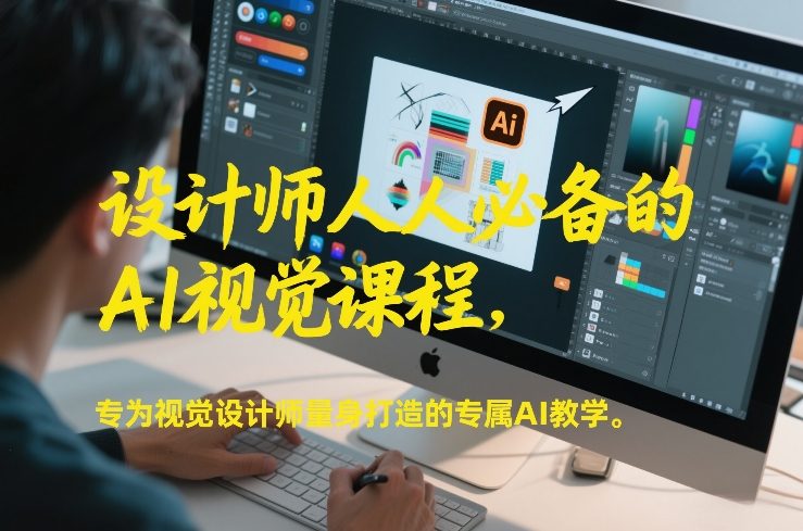 设计师人人必备的AI视觉课程,专为视觉设计师量身打造的专属AI教学-旺仔资源库