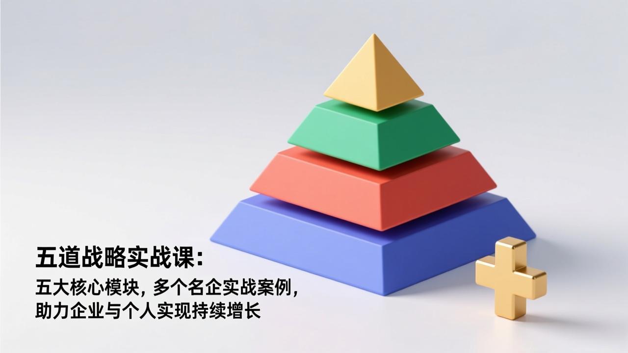 五道战略实战课：五大核心模块，多个名企实战案例，助力企业与个人实现持续增长-旺仔资源库