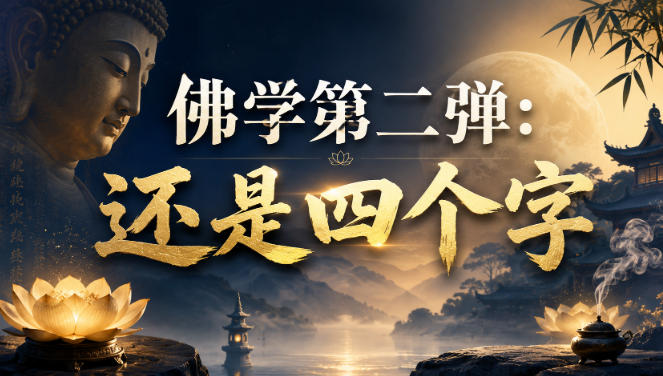 付费文章：佛学第二弹：还是四个字-旺仔资源库