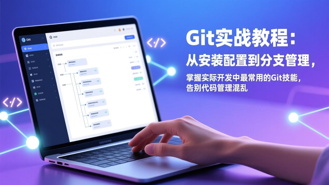 Git实战教程：从安装配置到分支管理，掌握实际开发中最常用的Git技能，告别代码管理混乱-旺仔资源库