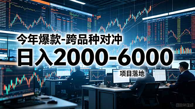 今年爆款-跨品种对冲日入2000-6000,项目落地!-旺仔资源库
