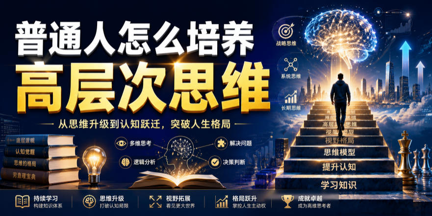 公众号付费文章:普通人怎么培养高层次思维-旺仔资源库