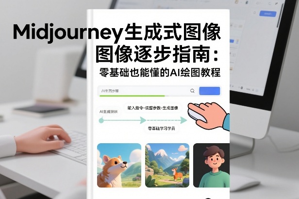 Midjourney生成式图像逐步指南：零基础也能懂的AI绘图教程-旺仔资源库