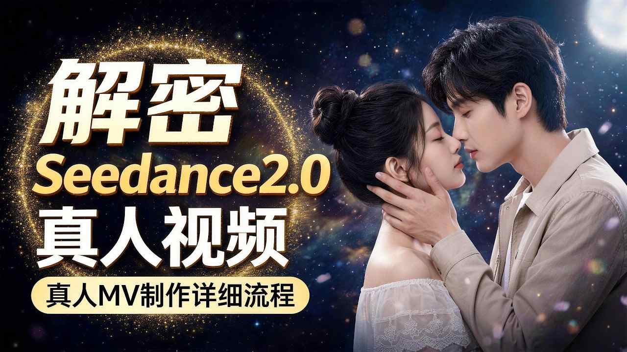 Seedance 2.0解密教程：零基础制作真人MV全流程-旺仔资源库