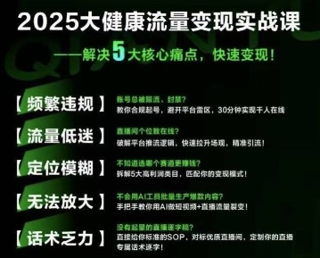 大健康流量全域新增长8.0，三月底线下课视频，大健康万亿蓝海，从类目突围到模式迭代-旺仔资源库