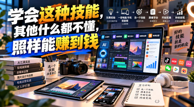 某公众号付费文章：学会这种技能，其他什么都不懂，照样能賺到钱-旺仔资源库
