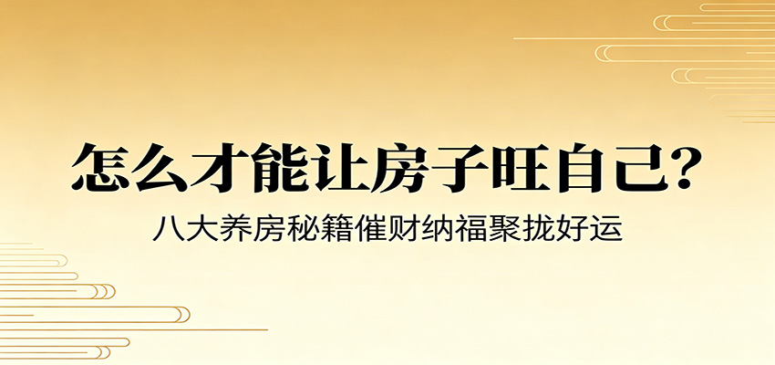 付费文章《怎么才能让房子旺自己？》八大养房秘籍催财纳福聚拢好运-旺仔资源库