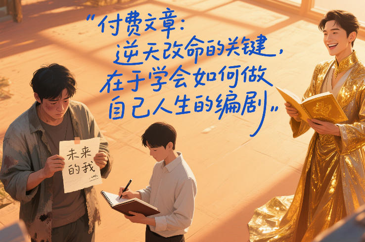 付费文章:逆天改命的关键,在于学会如何做自己人生的编剧-旺仔资源库