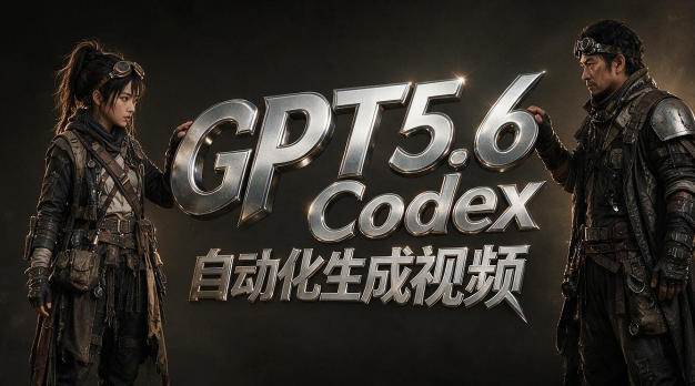 GPT5.6+Codex自动化视频生成：提示词设计×角色设定×封面海报×工作流思路，高效产出AI视频-旺仔资源库