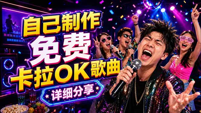 免费卡拉OK歌曲制作全攻略：音轨分离字幕制作，零基础快速做出专业K歌视频-旺仔资源库