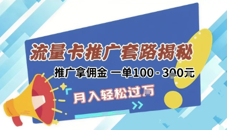 2025年外面卖1500的流量卡项目最新玩法，绿色无门槛对新手非常友好，日入3张+-旺仔资源库