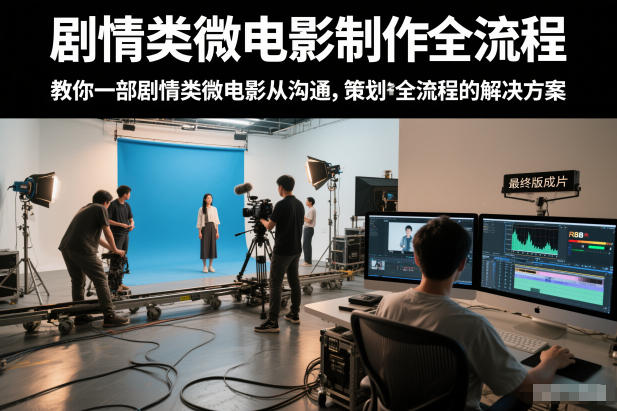 剧情类微电影制作全流程，教你一部剧情类微电影从沟通，策划到拍摄制作全流程的解决方案-旺仔资源库