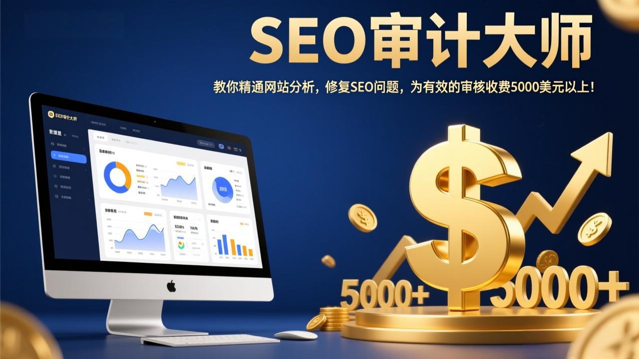 SEO审计大师:教你精通网站分析,修复SEO问题,为有效的审核收费5000美元以上!-旺仔资源库