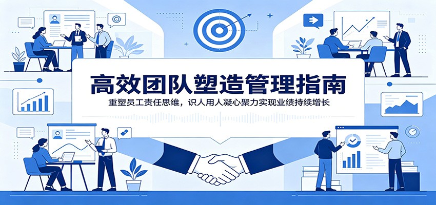 高效团队塑造管理指南：重塑员工责任思维，识人用人凝心聚力实现业绩持续增长-旺仔资源库