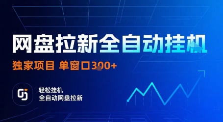 网盘拉新全自动挂G，独家技术，操作简单，自动完成拉新任务，单窗口3张【揭秘】-旺仔资源库