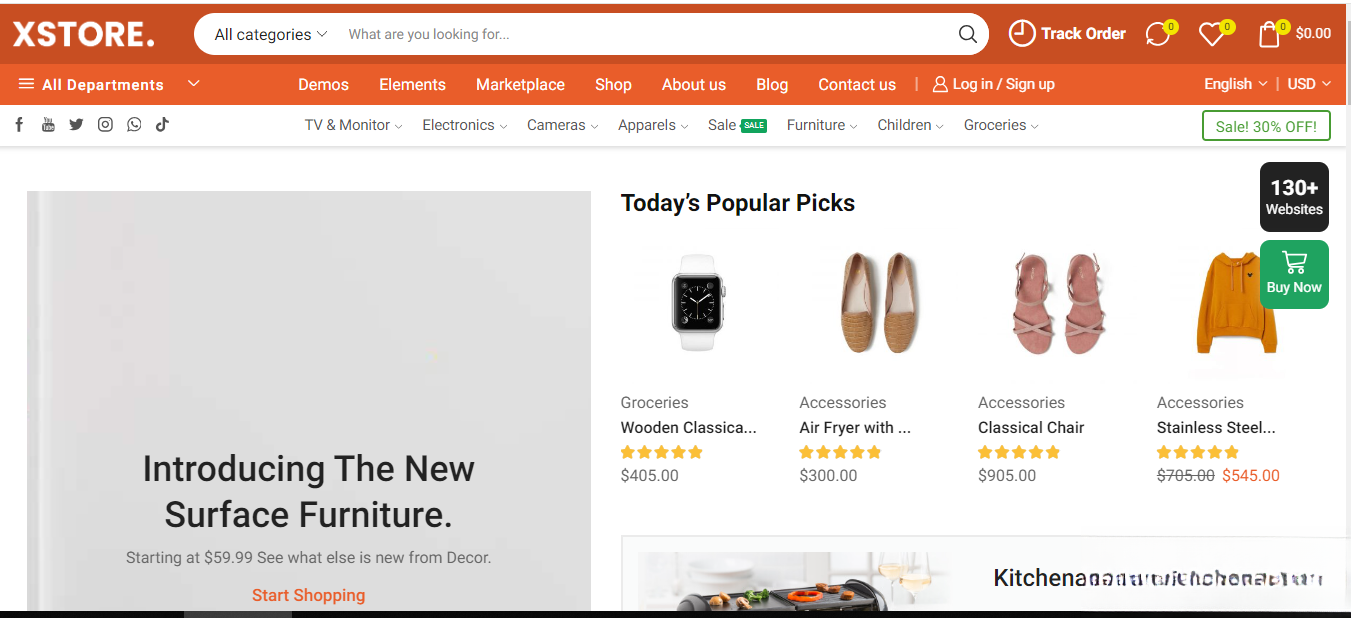 WordPress主题–Xstore v9.5.1 Woocommerce主题 破解版下载-旺仔资源库