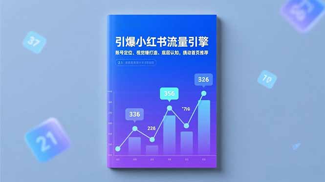 引爆小红书流量引擎，账号定位、视觉锤打造、底层认知，撬动首页推荐-旺仔资源库
