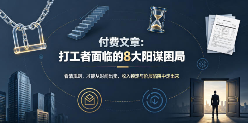 付费文章:打工者面临的8大阳谋困局-旺仔资源库