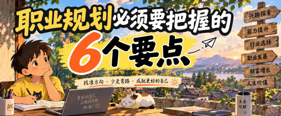 付费文章:职业规划必须要把握的6个要点-旺仔资源库