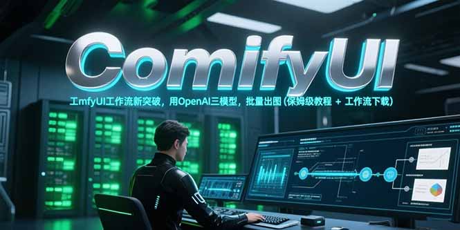 ComfyUI工作流新突破，用OpenAI三模型，批量出图(保姆级教程+工作流下载-旺仔资源库