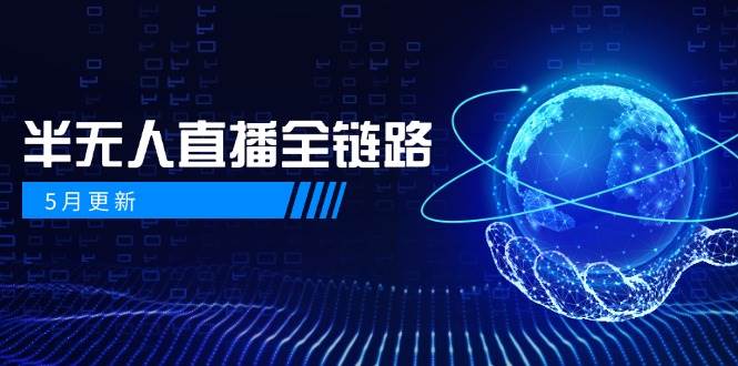 半无人直播全链路：AI数字人+千川截流实战，女装选品与防违规处理稳定玩法(5月更新)-旺仔资源库