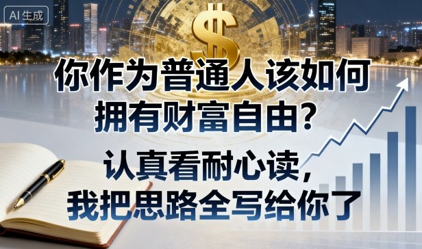 付费文章：你作为普通人该如何拥有财富自由？认真看耐心读，我把思路全写给你了-旺仔资源库