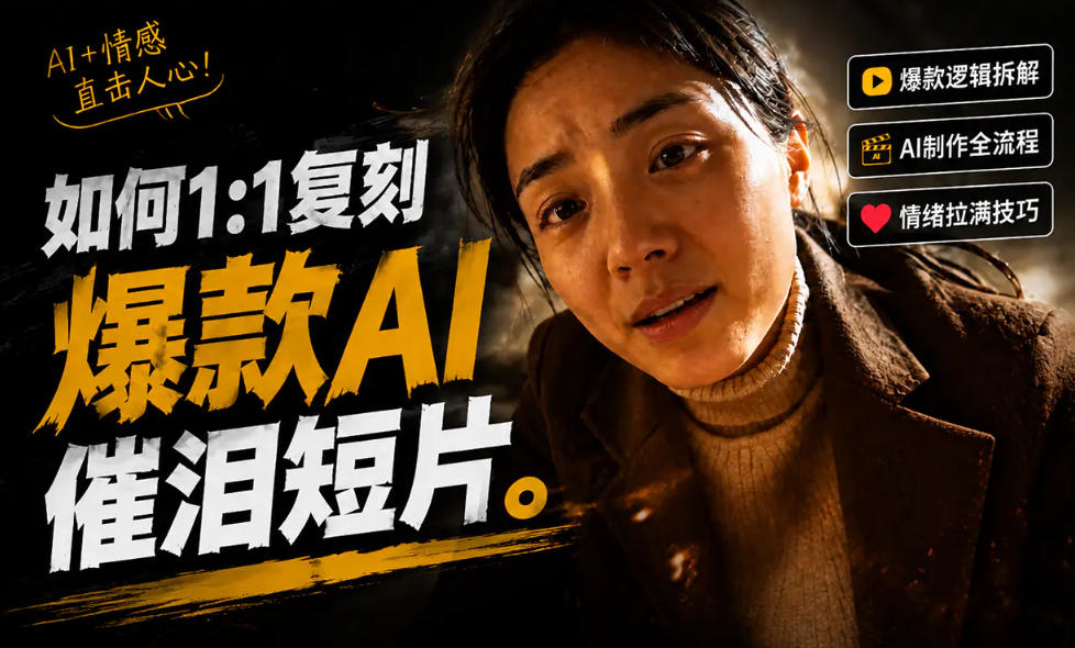 豆包+Gemini生成真人AI短剧-拆解复刻百万爆款第一人称短片，一站式讲透爆款复刻全流程-旺仔资源库