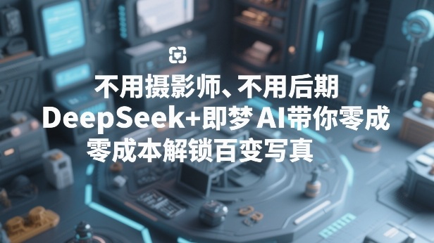 不用摄影师、不用后期，DeepSeek+即梦AI带你零成本解锁百变写真！-旺仔资源库
