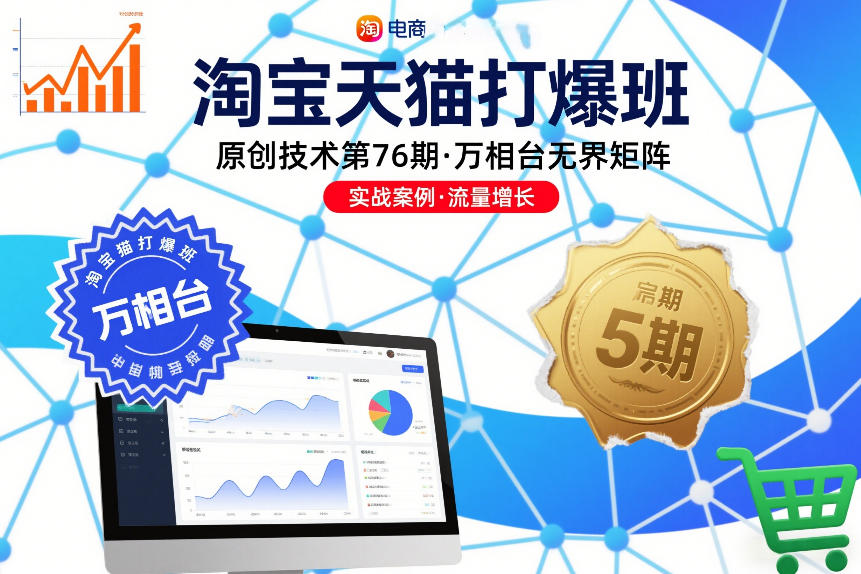 淘宝天猫打爆班原创技术第76期，万相台无界矩阵-旺仔资源库