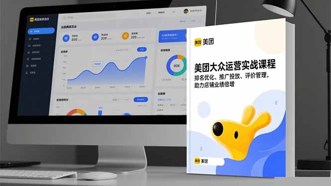 美团大众运营实战课程，排名优化、推广投放、评价管理，助力店铺业绩倍增-旺仔资源库
