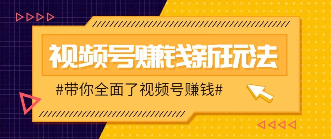 视频号短视频带货新玩法，用这个方法，一天佣金4407(附详细教程)-旺仔资源库