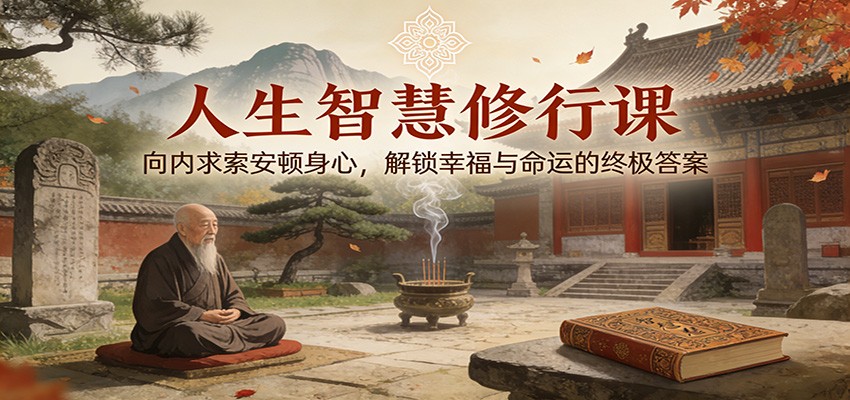 人生智慧修行课：向内求索安顿身心，解锁幸福与命运的终极答案-旺仔资源库
