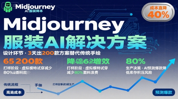 AI在服装领域的运用，使用midjourney做服装辅助企业降低成本-旺仔资源库