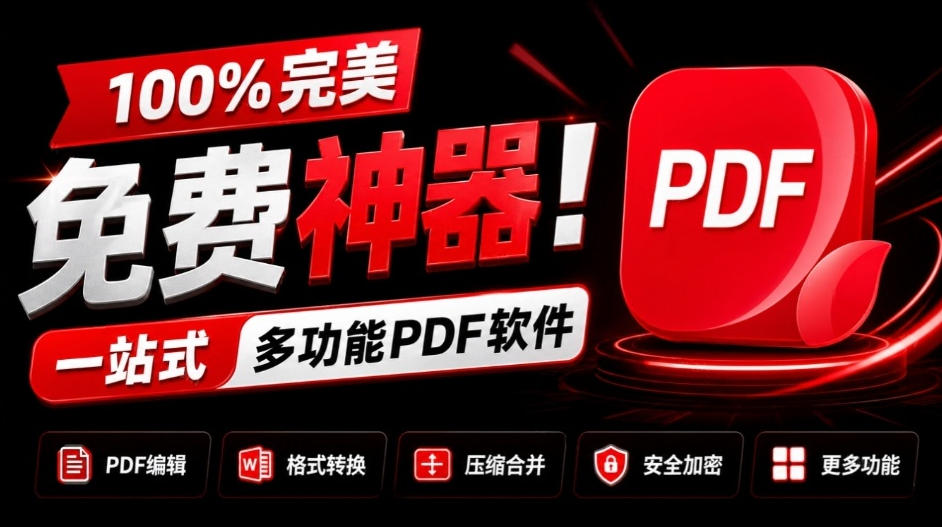100%完美免费神器!一站式多功能PDF软件,支持PDF格式转换压缩编辑等,简约无广告,太Nice了JOPDF-旺仔资源库