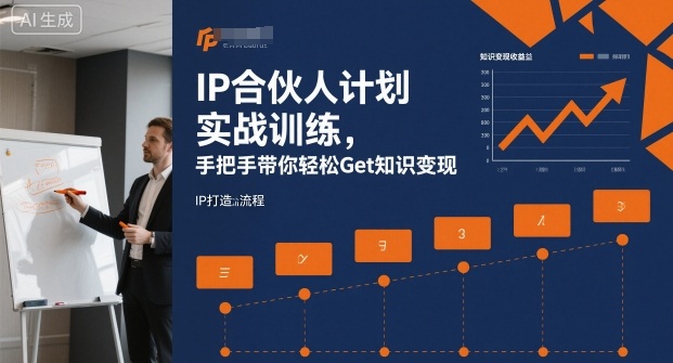 IP合伙人计划实战训练，手把手带你轻松Get知识变现-旺仔资源库