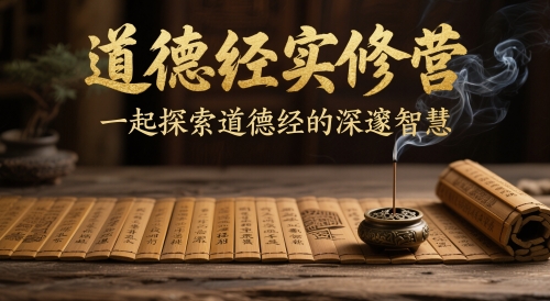 道德经实修营，一起探索道德经的深邃智慧-旺仔资源库