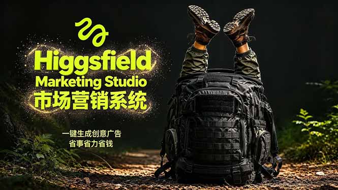 AI广告工作流实战：从脚本到画面用Higgsfield完成，商家也能做品牌视频，省万元成本！附提示词-旺仔资源库