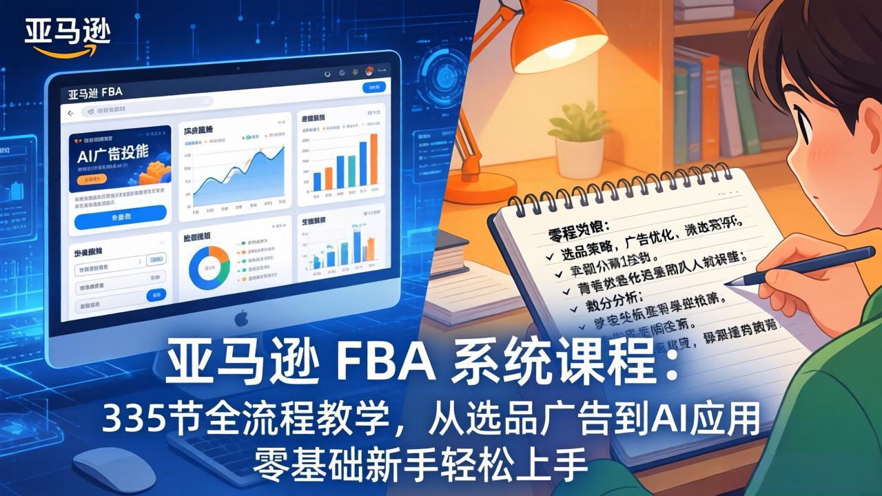 亚马逊 FBA 系统课程(更新26年3月-旺仔资源库