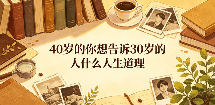 公众号付费文章：40岁的你想告诉30岁的人什么人生道理？-旺仔资源库