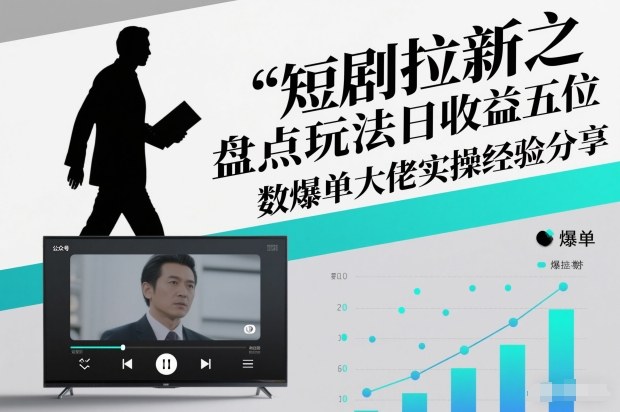 短剧拉新之盘点玩法日收益五位数爆单大佬实操经验分享-旺仔资源库