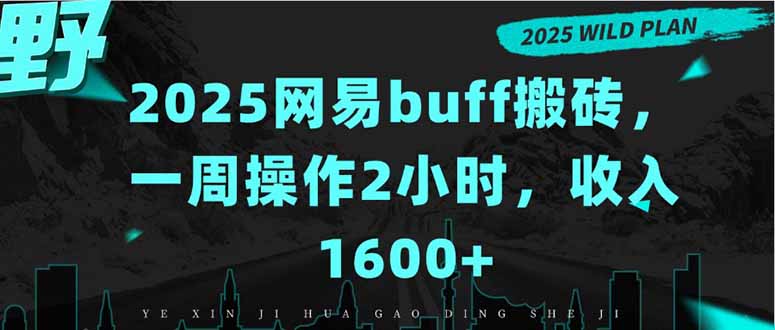2025网易buff搬砖，一周操作2小时，收入1600+-旺仔资源库