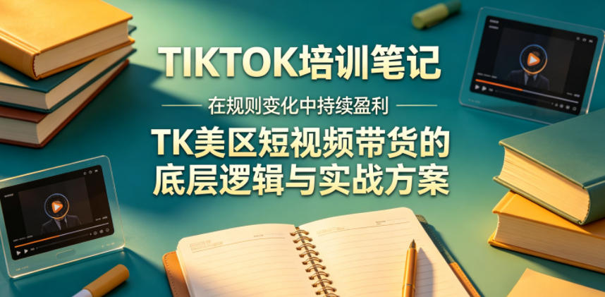 视界跨境TIKTOK4月17培训笔记,在规则变化中持续盈利,TK美区短视频带货的底层逻辑与实战方案【文档】-旺仔资源库
