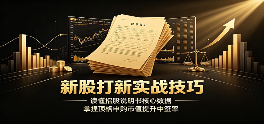 新股打新实战技巧：读懂招股说明书核心数据，拿捏顶格申购市值提升中签率-旺仔资源库