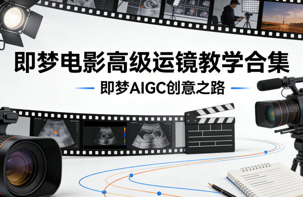 即梦电影高级运镜教学合集，即梦AIGC创意之路-旺仔资源库