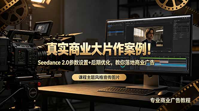 真实商业大片作案例！Seedance 2.0参数设置+后期优化，教你落地商业广告-旺仔资源库